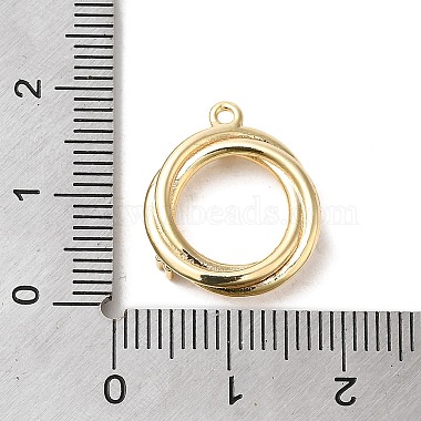Brass Micro Pave Cubic Zirconia Pendants(KK-D091-03G)-3