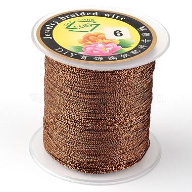 1mm CoconutBrown Metallic Cord Thread & Cord