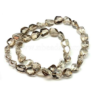 Chapelets de perles en verre galvanoplastique(EGLA-Q066-08)-2