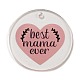 Mother's Day Opaque Acrylic Pendants(BACR-C001-02D)-1