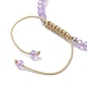 Tibetan Style Alloy Cross Link Bracelet(BJEW-JB10060)-5