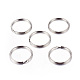 Металлические кольца для ключей с платиновым покрытием подходят для брелка(X-IFIN-H042-N)-1