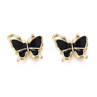 Light Gold Plated Alloy Charms(ENAM-T009-03A)-2