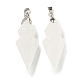 Natural Quartz Crystal Pointed Pendants(G-F766-08AS-08)-1