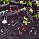 Sunnyclue DIY-Set zur Herstellung von baumelnden Ohrringen mit Schmetterlingsflügeln(DIY-SC0019-73)-5