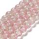 Spray Painted Crackle Glass Beads Strands(CCG-Q002-10mm-01)-1