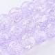 Two Tone Crackle Glass Bead Strands(X-CCG-I001-03)-1