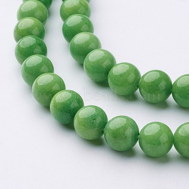 Natural Mashan Jade Round Beads Strands(X-G-D263-8mm-XS17)-2