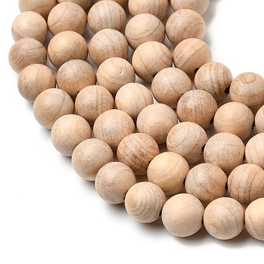 Naturholz Perlen Str&auml;nge(WOOD-B011-01A-10mm)-4