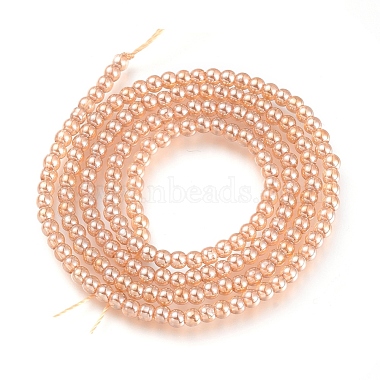 Chapelets de perles en verre galvanoplastique(X-EGLA-I013-2mm-PL01)-2