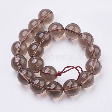 Smoky Quartz Beads Strands(X-G-C076-8mm-4)-2