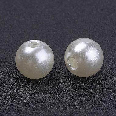 Creamy White Round Chunky Imitation Loose Acrylic Pearl Beads(X-PACR-8D-12)-2