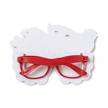 feutre brésil carnaval lunettes cadre décoration(AJEW-G044-01C)-2