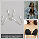 Elite 30Pcs 3 Style V Shape 204 Stainless Steel & Nylon Bra Underwire(STAS-PH0005-40)-4