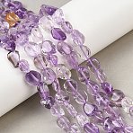 Natural Ametrine Beads Strands, Nuggets, Grade A, Tumbled Stone, 6~11x6~7x4~6mm, Hole: 0.8mm, about 50~56pcs/strand, 15.24~15.67 inch(38.7~39.8cm)(G-C273-A01-02)