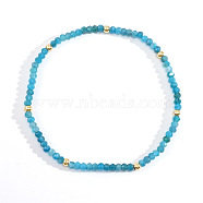 Bohemian Style Natural Hemimorphite Beaded Stretch Bracelets for Women, Stackable Bracelets(TR3893-2)