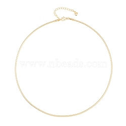 2MM Round Brass Chain Necklace Making, for Pendant and Charms, Golden, 17.32 inch(44cm)(KK-P354-02G)