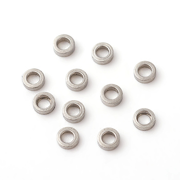 201 Stainless Steel Linking Rings, Ring, Stainless Steel Color, 2.5x0.8mm, Inner Diameter: 1.4mm