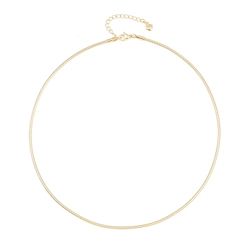 2MM Round Brass Chain Necklace Making, for Pendant and Charms, Golden, 17.32 inch(44cm)