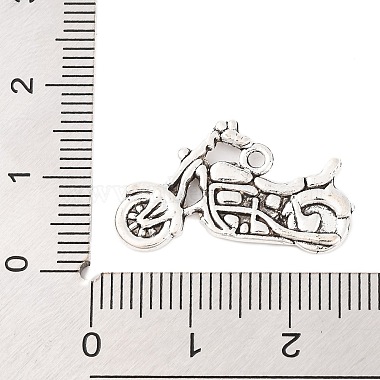 Tibetan Style Zinc Alloy Motorcycle Pendants(X-TIBEP-R334-346AS-RS)-2