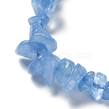 天然藍晶石ビーズストランド(G-M205-87)-3