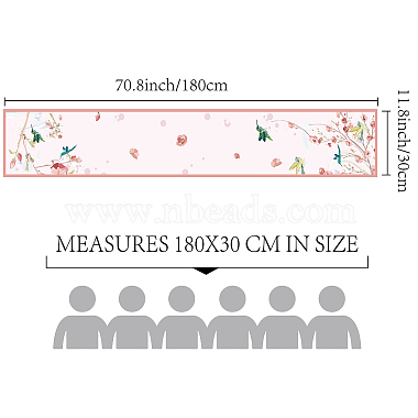 chemin de table en coton et lin pour table à manger(DJEW-WH0014-008)-2