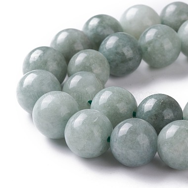 Natural White Jade Imitation Burmese Jade Beads Strands(G-I299-F09-10mm)-3