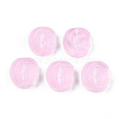 Transparent Spray Painted Glass Beads(GLAA-N035-036-C09)-2
