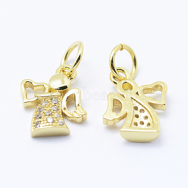 Brass Micro Pave Cubic Zirconia Charms(KK-P133-03-NR)-3