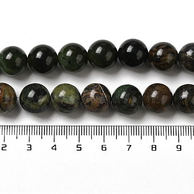 perles de chrysoprase naturelles(G-H298-A09-05)-5