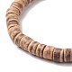 Coconut Adjustable Braided Bead Bracelet for Men Women(BJEW-JB09290)-4
