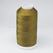 Nylon Thread, For Tassel Making, Dark Khaki, 0.3mm, about 1093.61 yards(1000m)/roll(NWIR-D047-20)
