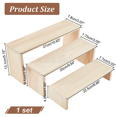 3-Tier Rectangle Wood Jewelry Display Risers(ODIS-WH0038-06)-2