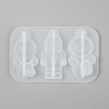 DIY Spaceman Silicone Pendant Molds(X-DIY-P006-27)-4