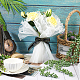2Bags Pleated Gauze Yarn Flower Bouquets Wrapping Packaging(OP-NB0001-13B)-3