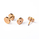 Flat Round 304 Stainless Steel Barbell Cartilage Earrings(X-EJEW-L164-05G)-1