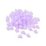Acrylic Beads, Imitation Gemstone, Chips, Plum, 4.6x7x6mm, Hole: 1.5mm, about 4200pcs/500g(OACR-C013-09A)