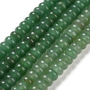 Natural Green Aventurine Beads Strands, Grade AB, Rondelle, 8x5mm, Hole: 1.2mm, about 70~74pcs/strand, 14.76~15.08 inch(37.5~38.3cm)(G-D481-03B)