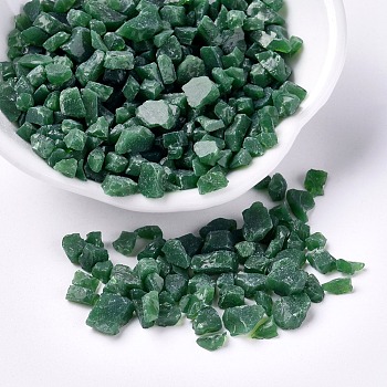 COE 90 Big Size Fusible Glass Fine Frit, for DIY Creative Fused Glass Art Pieces, Dark Green, 2.7~5.2mm, about 30g/bag