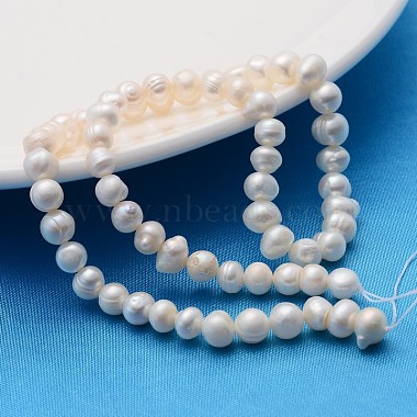 Grade A Natural Cultured Freshwater Pearl Beads Strands(X-SPPA003Y-1)-2