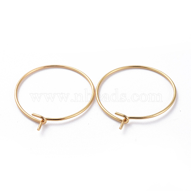 Golden Stainless Steel Earring Hoop