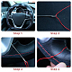 Microfiber Leather & Nylon DIY Hand Sewing Steering Wheel Cover(FIND-FH0006-64F)-4