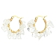 Natural Quartz Crystal Chips Braided Hoop Earrings(EJEW-JE04940-06)-1