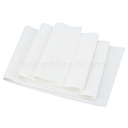 Cotton Strechy Kintted Rib Fabric, for Clothing Accessories, White, 99x14.7x0.12cm(DIY-WH0002-69C)
