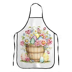 Easter Theme Polyester Sleeveless Apron, with Double Shoulder Belt, Colorful, 800x600mm(PW-WG26712-01)