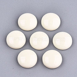 Opaque Resin Cabochons, Half Round/Dome, Cornsilk, 13.5x5mm(CRES-T023-02H)