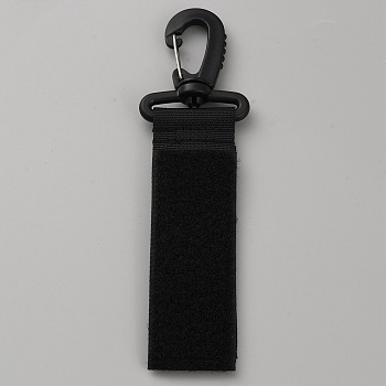 Nylon Strap with Plastic Clasp Kayak Paddle Holder, Boat Paddle Keeper Clips, Black, 183mm