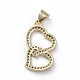 Brass Micro Pave Cubic Zirconia Pendants(ZIRC-G157-11G-02)-2