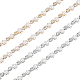 4 Yard 2 Style Rhinestones Cup Chains with ABS Plastic Pearl Beaded(LCHA-NB0001-01)-1