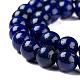 Natural Lapis Lazuli Round Beads Strands(G-I181-10-10mm)-5